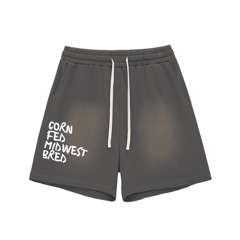 Midwest Bred Raw Edge Cotton Shorts