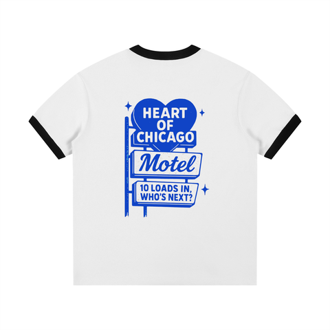 Heart of Chicago Fitted Ringer Tee