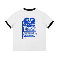 Heart of Chicago Fitted Ringer Tee