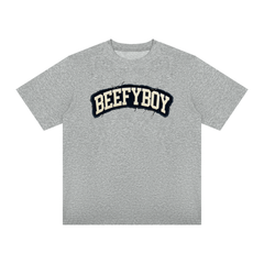 Distressed Varsity Crewneck T-Shirt