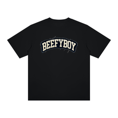 Distressed Varsity Crewneck T-Shirt