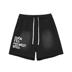 Midwest Bred Raw Edge Cotton Shorts