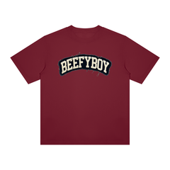 Distressed Varsity Crewneck T-Shirt