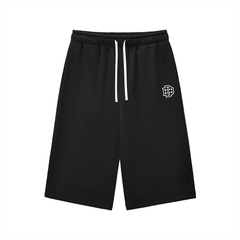 Relaxed Drawstring Three-quarter Sweatpants
