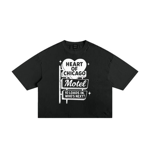 Destroyed HOC Cropped Tee