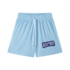 Marlboro Blue Mesh Drawstring Shorts