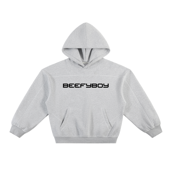 Holiday 25 Contrast-Stitched Boxy Fleece Hoodie