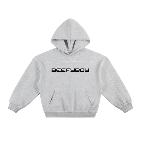 Holiday 25 Contrast-Stitched Boxy Fleece Hoodie