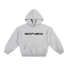 Holiday 25 Contrast-Stitched Boxy Fleece Hoodie