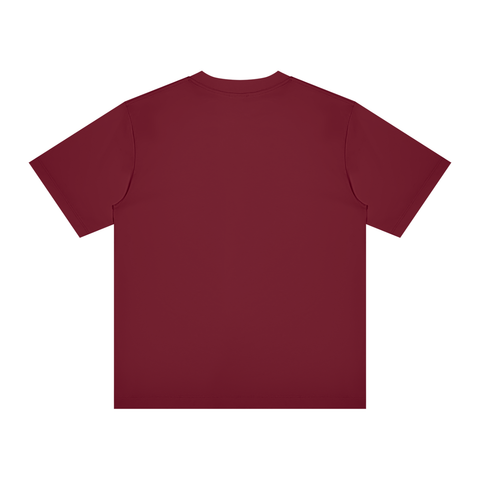 Distressed Varsity Crewneck T-Shirt