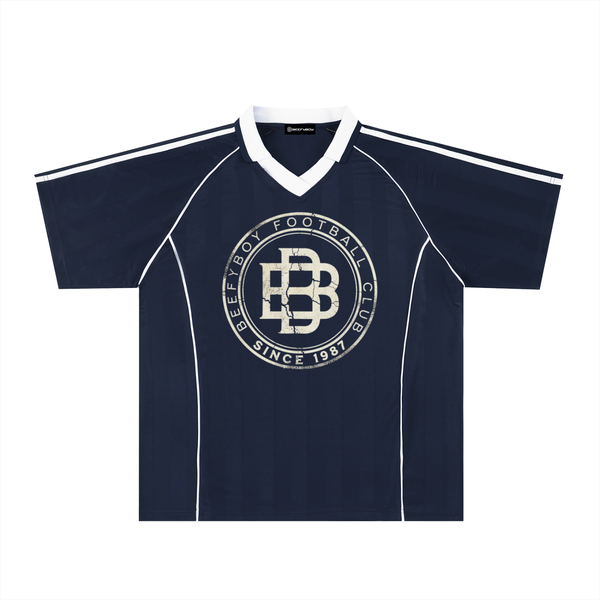 Futbal Club Stripe Collared Jersey