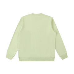 Distressed Varsity Crewneck Sweatshirt