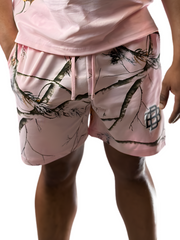 Cherry Blossom Camo Shorts