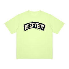 Distressed Varsity Crewneck T-Shirt