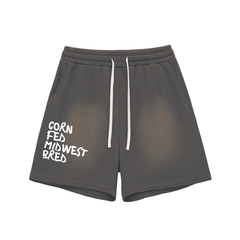 Midwest Bred Raw Edge Cotton Shorts