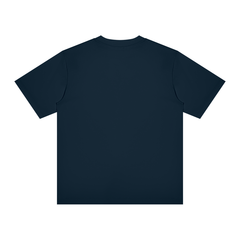 Distressed Varsity Crewneck T-Shirt