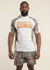FW26 Dunes Camouflage Structured Panelled T-shirt