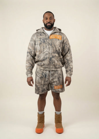 FW26 Dunes Camouflage Zip-Up Hoodie