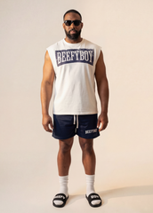 Marlboro Blue Raw Edge Tank Top