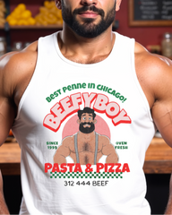 Federico - BEEFCAKE Pasta & Pizza Tank Top
