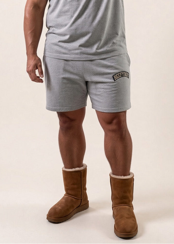 Distressed Varsity Shorts