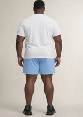 Marlboro Blue Mesh Drawstring Shorts