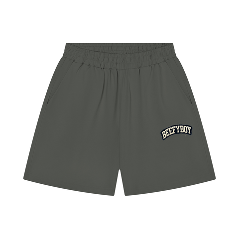 Distressed Varsity Shorts