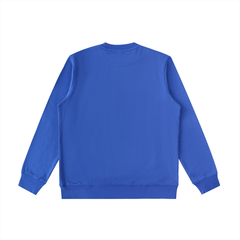Distressed Varsity Crewneck Sweatshirt