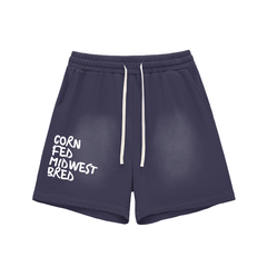 Midwest Bred Raw Edge Cotton Shorts