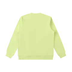 Distressed Varsity Crewneck Sweatshirt