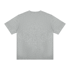 Distressed Varsity Crewneck T-Shirt