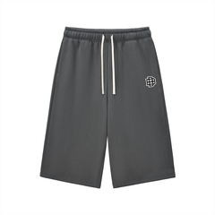 Relaxed Drawstring Three-quarter Sweatpants