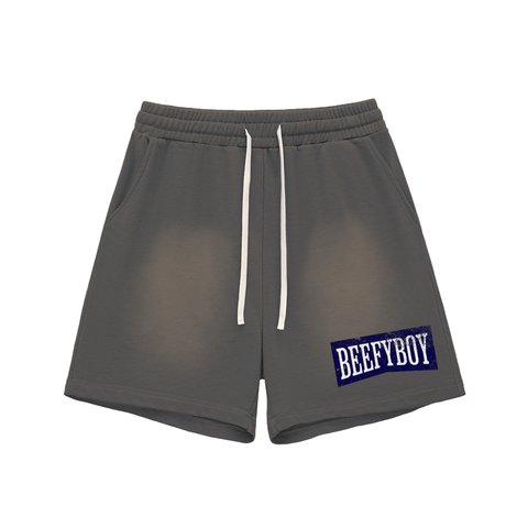 Marlboro Blue Cotton Shorts
