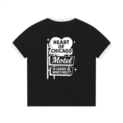 Heart of Chicago Fitted Ringer Tee
