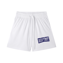Marlboro Blue Mesh Drawstring Shorts