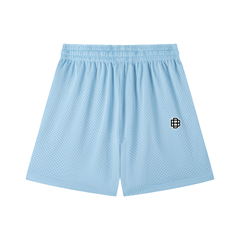 Marlboro Blue Mesh Drawstring Shorts