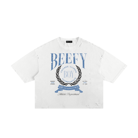 Destroyed Campus Cropped Tee