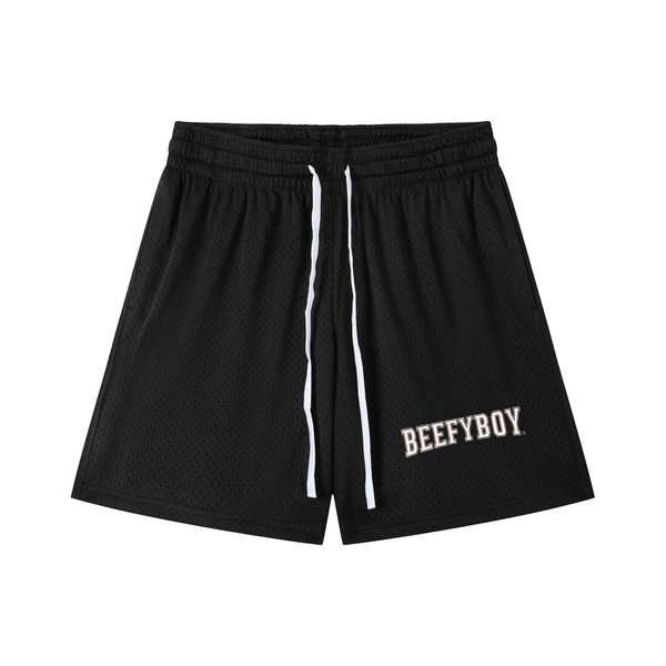 Mesh Drawstring Shorts