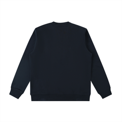 Distressed Varsity Crewneck Sweatshirt
