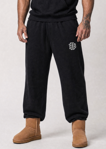 Fleece Straight-Leg Sweatpants