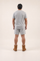 Distressed Varsity Shorts