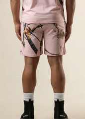 Cherry Blossom Camo Shorts