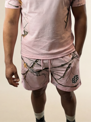 Cherry Blossom Camo Shorts