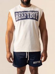 Marlboro Blue Raw Edge Tank Top