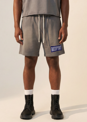 Marlboro Blue Cotton Shorts