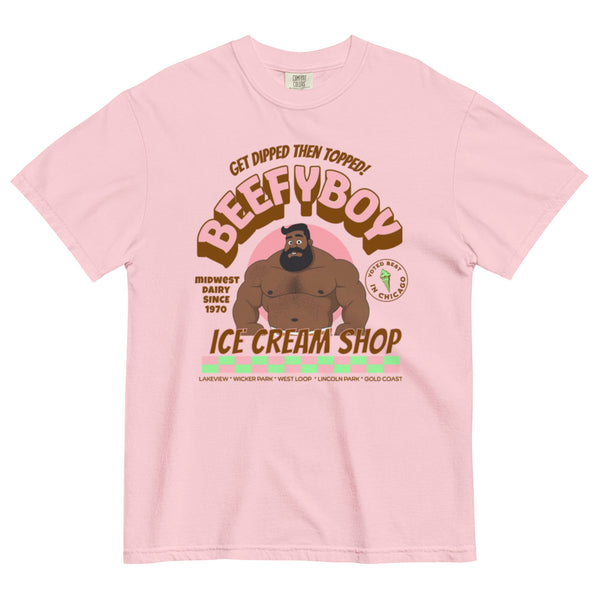 Michael - BEEFCAKE Ice Cream Shop Heavyweight T-shirt