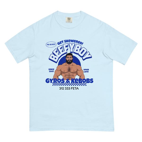 Georgios - BEEFCAKE Gyros & Kebobs Heavyweight T-shirt