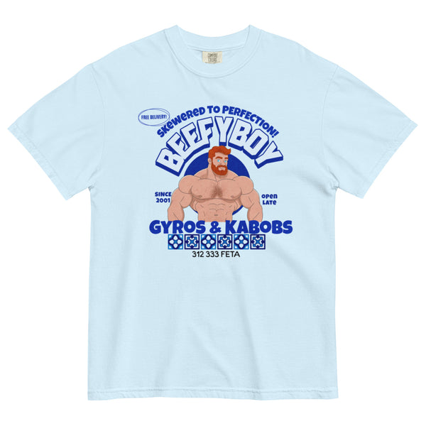 Ioannis - BEEFCAKE Gyros & Kabobs Heavyweight T-shirt