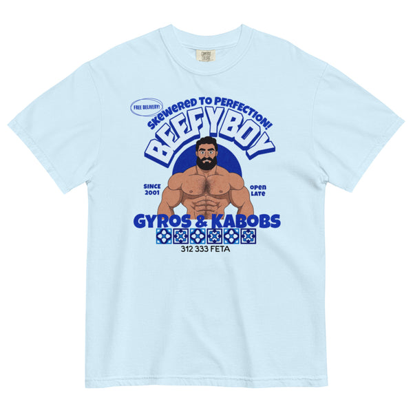 Georgios - BEEFCAKE Gyros & Kabobs Heavyweight T-shirt